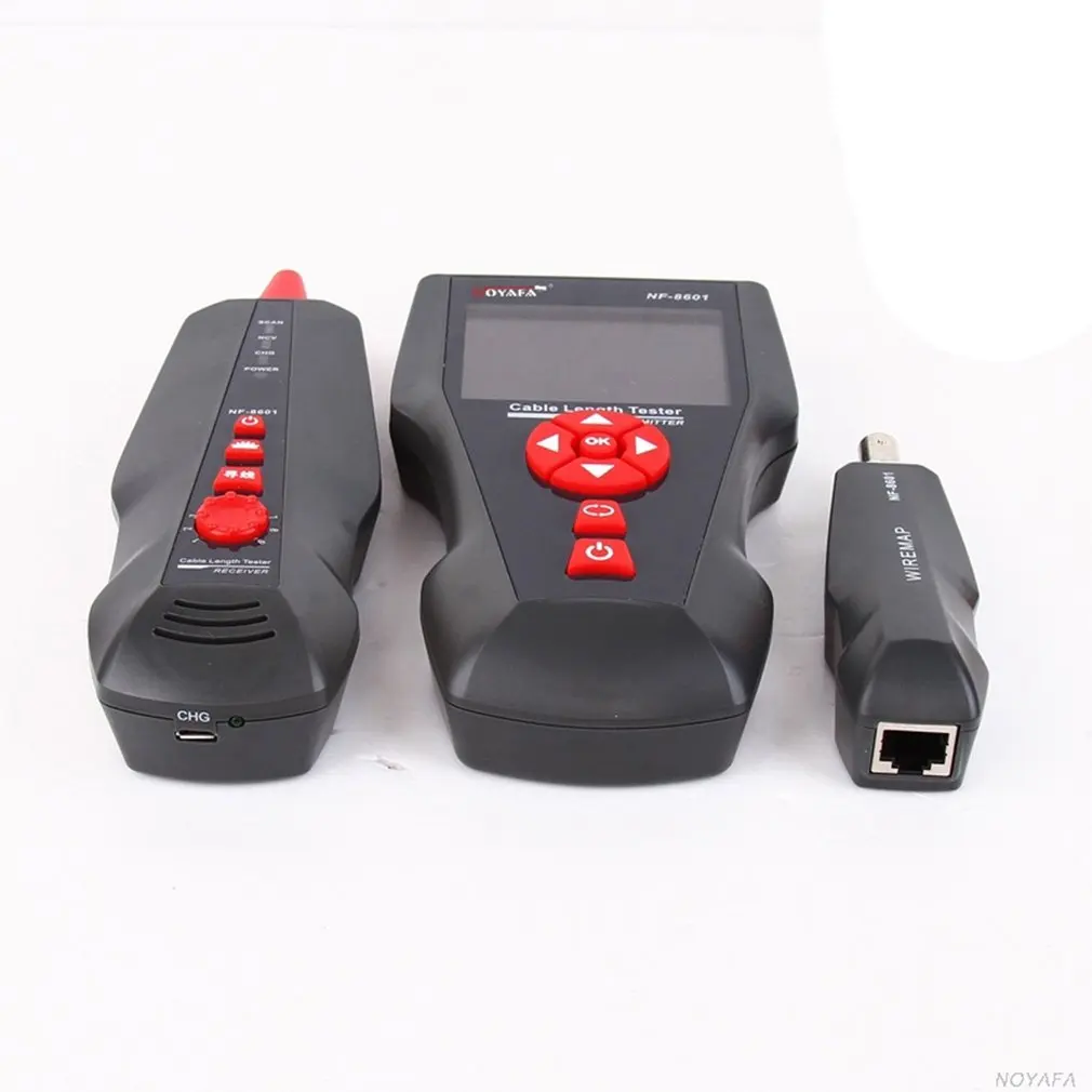 NF-8601 Многофункциональный сетевой Кабельный тестер ЖК-дисплей длина кабеля измеритель точки останова тестер RJ45 телефонная линия проверка US Plu