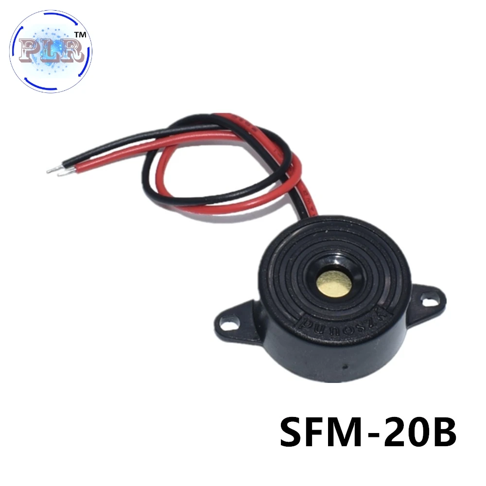 SFM-20B DC3-24V Durable 3-24V Piezo Electronic Buzzer Alarm 95DB Continuous Sound Beeper For Arduino Car Van | Электронные