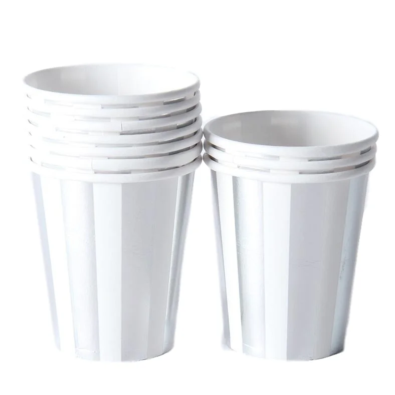 B cup 10pcs 1 упаковка/набор золотой серебряный горошек бумажная салфетка вечерние девственная древесина бумажная салфетка для свадьбы ребенка день рождения предметы домашнего обихода - Цвет: B cup 10pcs