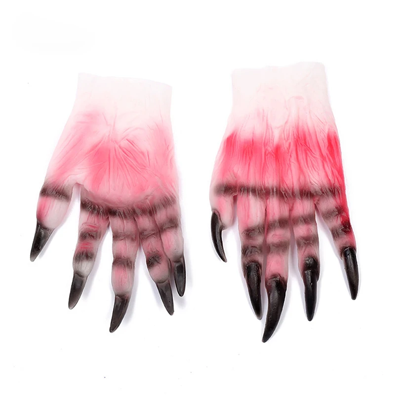 Хэллоуин Костюмированная вечеринка Косплей Prop Industries Terror Zombie перчатки крови латексные перчатки вечерние поставки 4 стиля