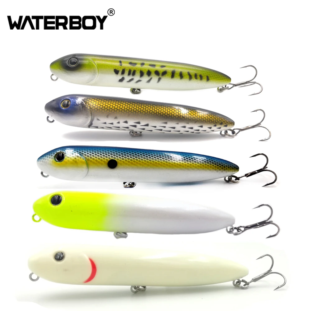 

Waterboy Doggy Walk Fishing Lure 13cm 30g Long Casting Pencil Popper Splashing Top Water Floating Lifeliked Action Hard Bait