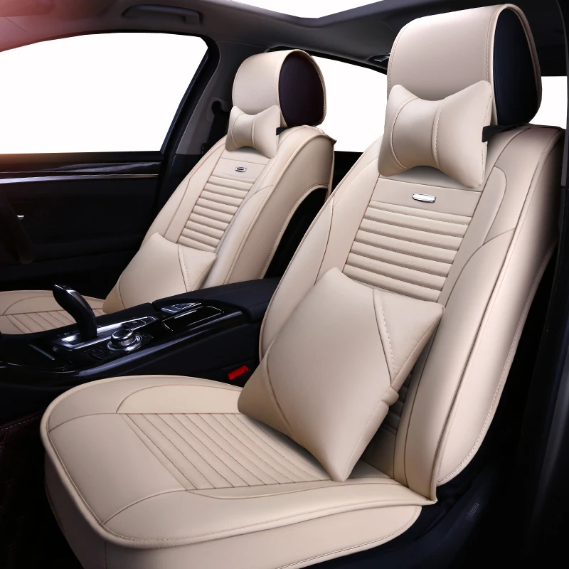  Front+Rear Universal auto Car seat covers For skoda fabia 1 2 3 kodiaq octavia 1 2 a5 a7 rs of 2006