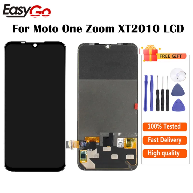 Оригинальный Новый 6 39 &quotдля Motorola Moto One Zoom XT2010 Xt12010-1 ЖК-экран дисплей Сенсорное