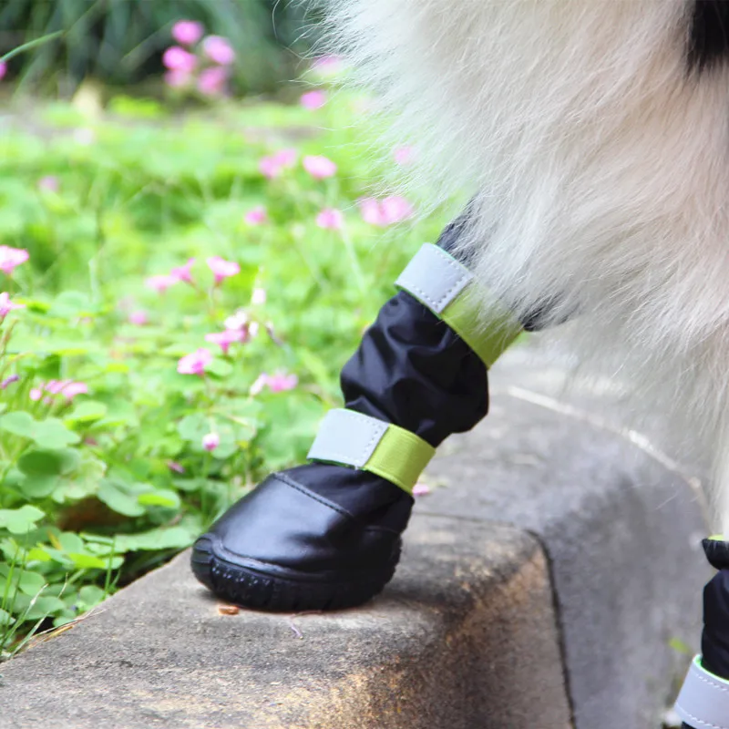 DogMEGA Dog Waterproof Boots Nonslip Warm Lining Rubber Sole Boots