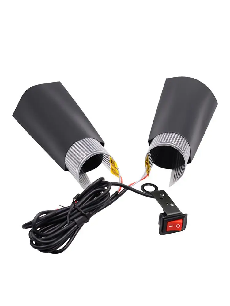 Универсальная мотоциклетная рукоятка 12V нагревательные накладки грелка для рук вставки для руля 12V второго поколения электрическая ручная ручка