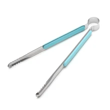 Нержавеющая сталь салат Tong кухня выпечки барбекю щипцы для приготовления пищи посуда клип AXYC