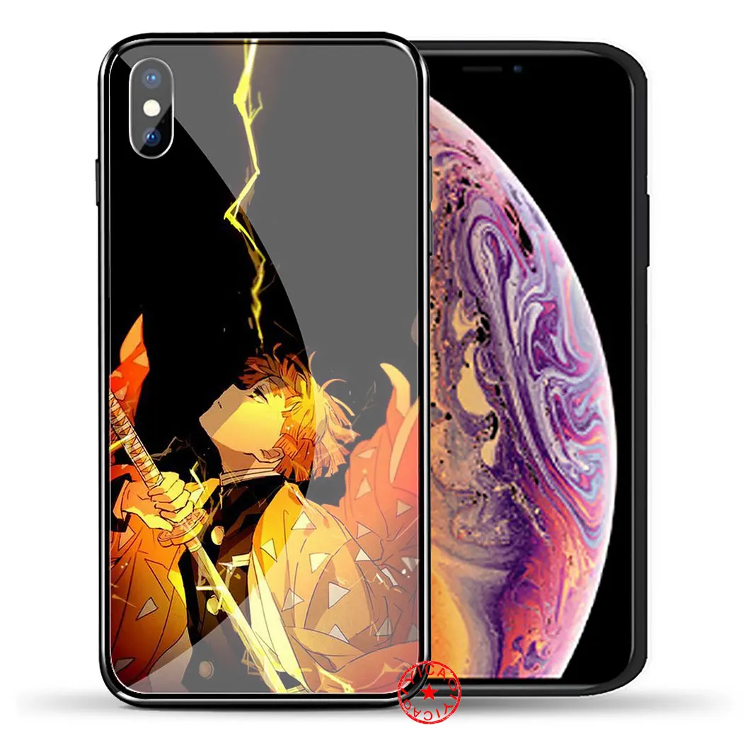 TG5 Чехол из закаленного стекла чехол для iPhone 5 5S SE 6 6S 7 8 Plus 11 Pro X XR XS Max Pro - Цвет: TG5