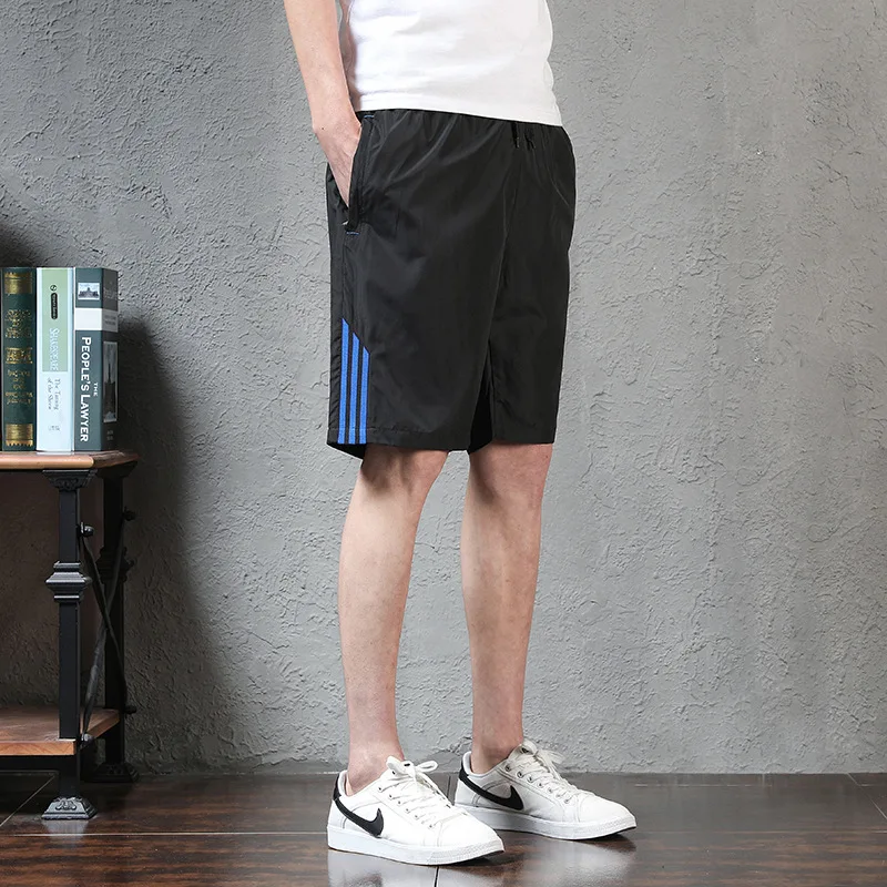 

New Style Men Breathable Quick-Dry Sports Shorts yu mao qiu ku Running Fitness Pants Spring And Summer Sports Casual Clothing