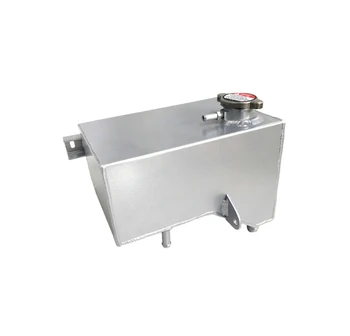 

Aluminum Alloy Car Water Tank Radiator Coolant Header Bottle For Land Rover Defender 300TDI And 1.1Bar Cap Silver