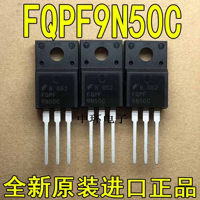 10 шт./лот FQPF9N50C TO-220F 500V полевого транзистора