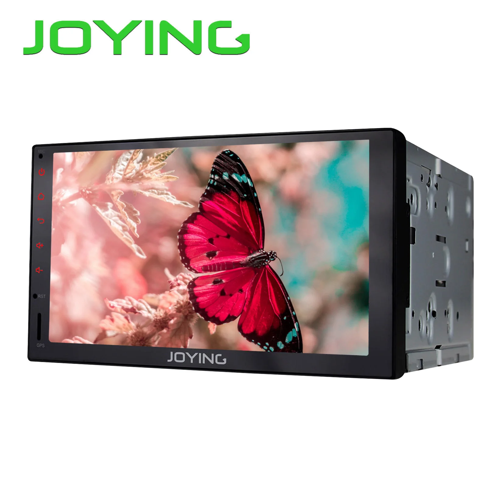 Top 7"Double 2 Din Head Unit GPS Navigation Octa Core Android 8.1 Universal Car Radio Cassette Stereo No DVD Player Built-in DSP 2