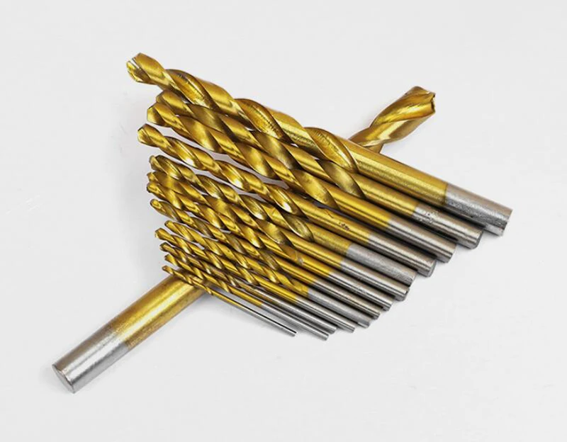 Hole Opener HSS Twist Drill Bits Set DIY Woodworking 1.5-10mm Titanium Coated Surface 118 Degree For Drilling woodworking Hole Opener HSS Twist Drill Bits Set DIY Woodworking 1.5-10mm Titanium Coated Surface 118 Degree For Drilling woodworking