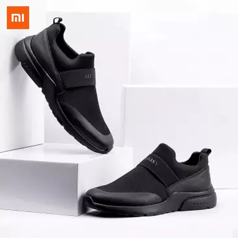 Xiaomi BONISY One footstep стойкая Складная повседневная мужская обувь черный 39