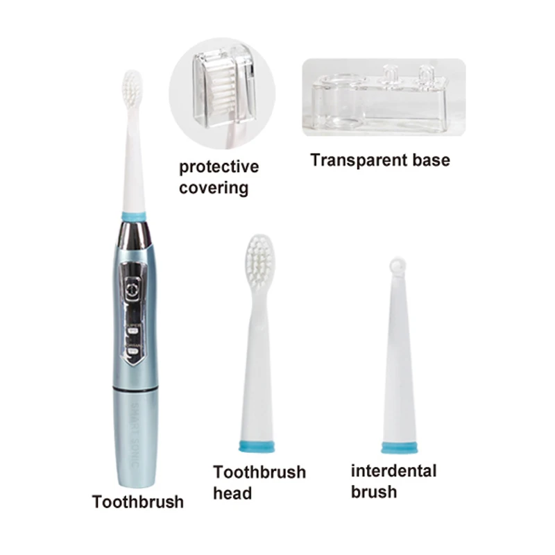Электрическая зубная щетка Seago, отбеливающая зубы, гигиена полости рта, зубная щетка со сменным аккумулятором, моющаяся с головкой щетки DuPont