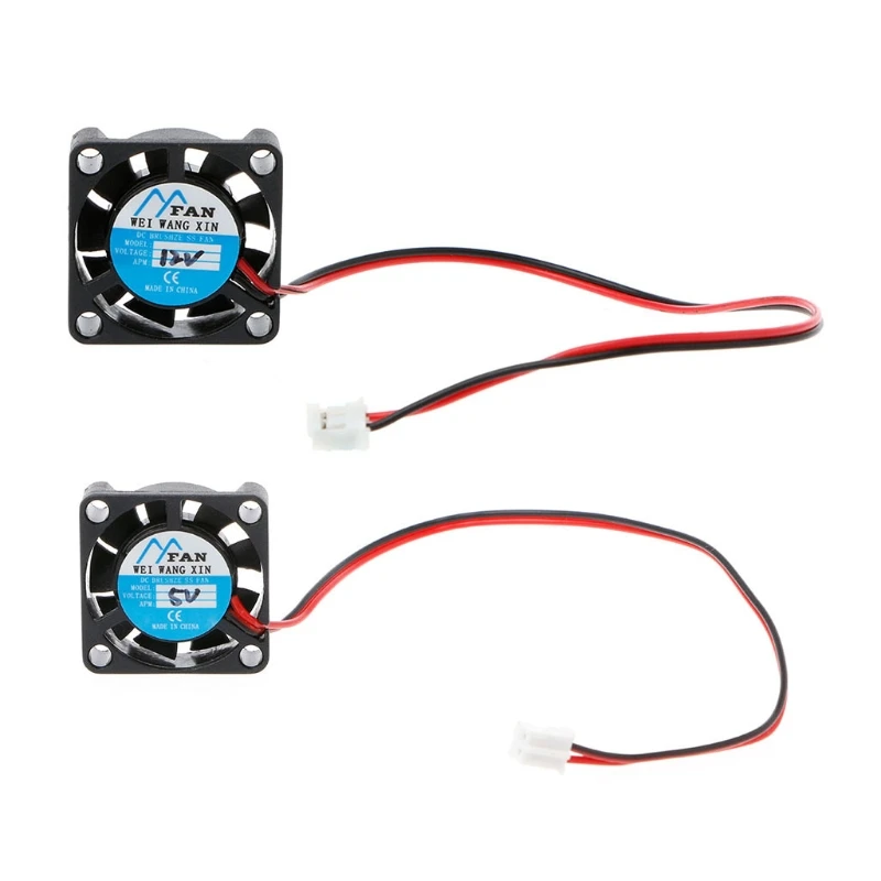 

1pc DC 5V 12V 2-Pin Cooler Fan Mini Brushless Chipset Heatsink Cooling Fan 25x25x7mm