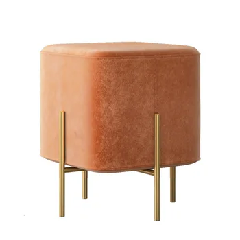 

Nordic shoes changing stool living room cloth sofa home stool bed end creative short stool bedroom solid wood dressing stool