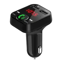 B2 In-Car Fm-zender Handsfree Bellen MP3 Speler Usb Oplader Wireless V3.0+EDR Fm Radio Adapter Auto MP3 Player