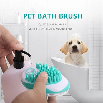 

Pet Bath Brush Multifunction Cat Dog Brush Pet Groomer Shampoo Massage Brush Shower for Cats Pet Cleaning Grooming Tool