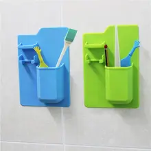 Силиконовый водонепроницаемый держатель для зубной щетки аксессуары для ванной комнаты подставка для зубной пасты настенный туалетный Органайзер держатель зубной щетки