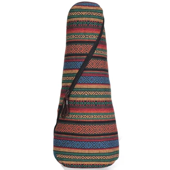 

21 23inch Double Shoulder Ukulele Case Portable Simple Protective Inner Pocket Folding Adjustable Strap Concert Storage Bag