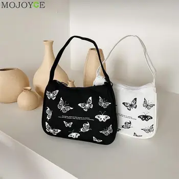 

Fashion Butterfly Printed Handbag Totes Portable Women Shoulder Casual Underarm Shoulder Bags Travel Daily Purse Clutches