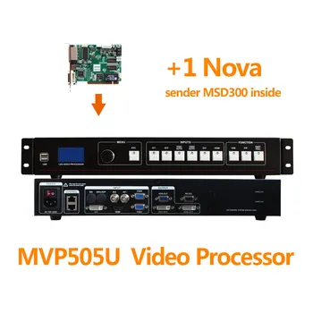 

Colombia led video processor mvp505u usb led display controller with 1pc novastar msd300 sending card for scrolling Led display