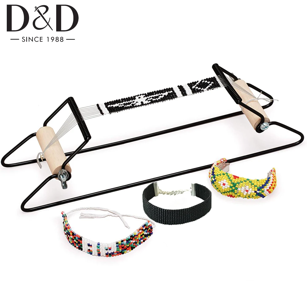 Weaving Bead Loom Kit Easy-to-Use DIY Tool with Elastic Band Charm Czech  Glass Beads Needle for Bracelet Necklace Jewelry Making - AliExpress