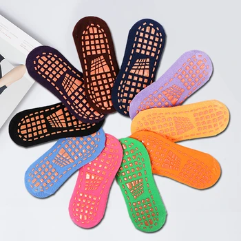 

Autumn Winter Spring Summer Breathable Non-slip Floor Socks For Adult Socks Home Socks Cotton Candy Color Ankle Socks