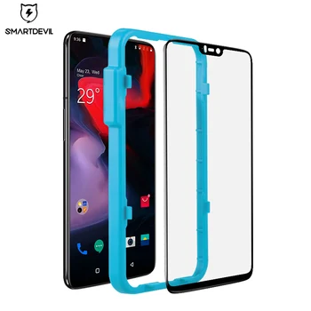 Перейти на Алиэкспресс и купить SmartDevl закаленное стекло для oneplus 6 5 7 защитная пленка для экрана Черная защитная пленка оригинал для oneplus 6T закаленное стекло