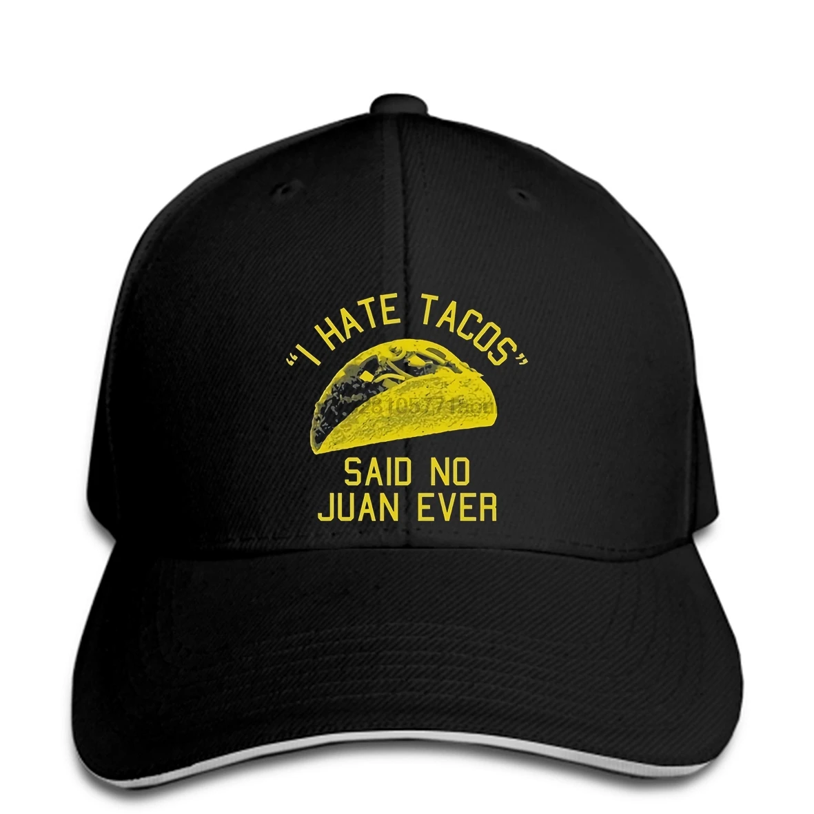 Бейсболка I Hate Tacos Said No Juan Ever забавные мужские бейсболки
