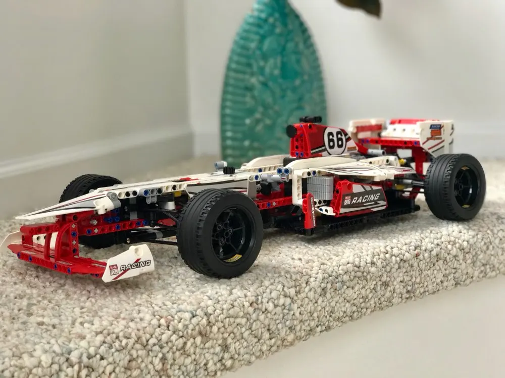 Новый Grand Prix Racer гоночный автомобиль Город Fit Lepinings Technic Модель Строительный блок