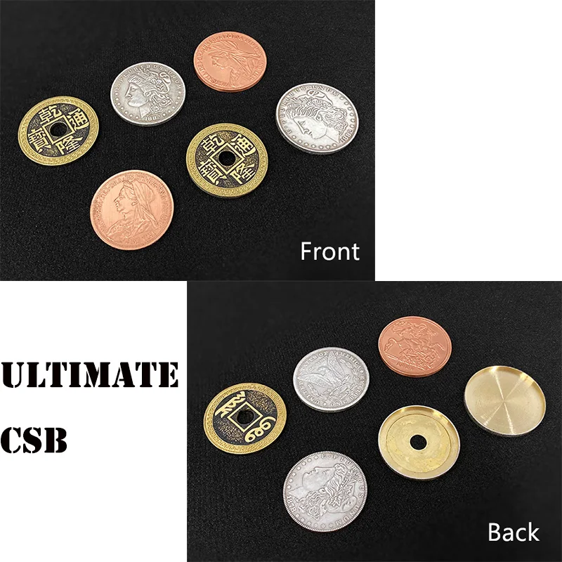 Ultimate CSB 2 0 Волшебная монета для фокусов появляется исчезающее преобразование