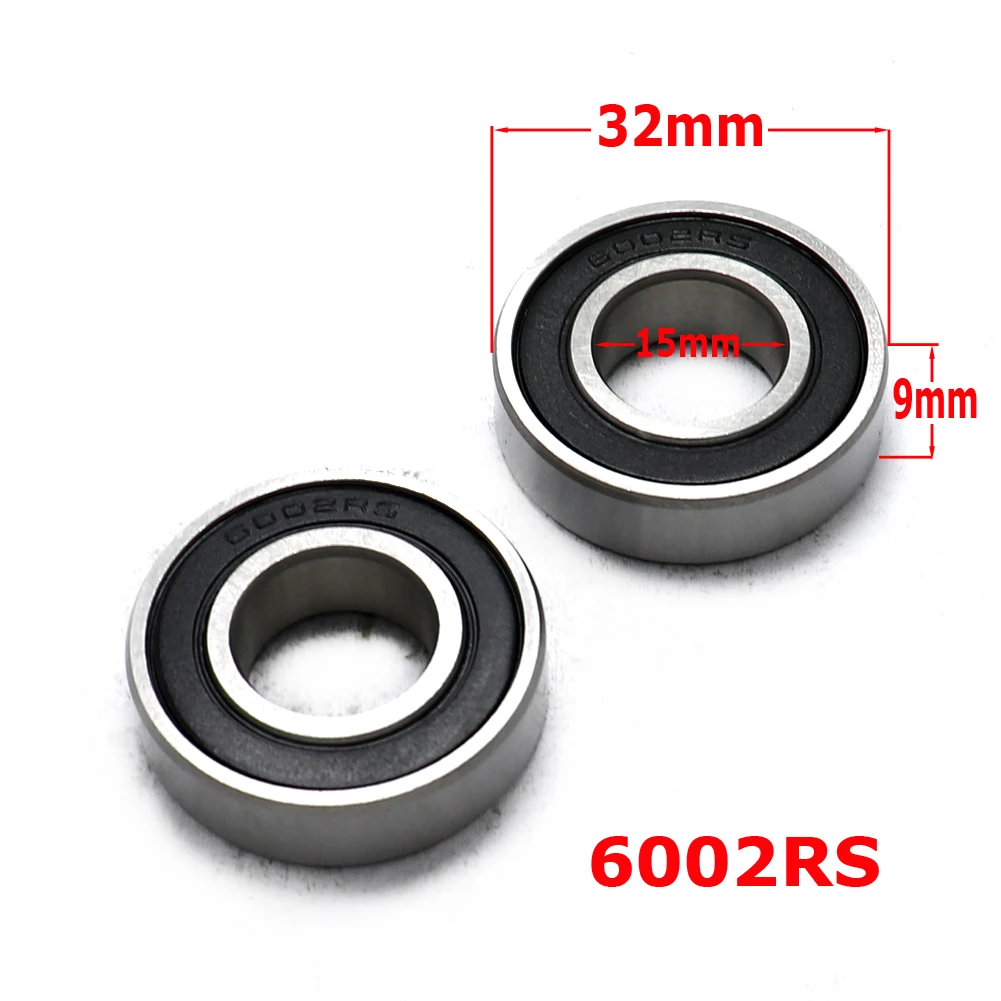 

2pcs Seal Bearing 6002RS 6002 Miniature Flange Bearing
