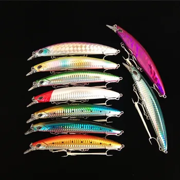

Noeby 9pcs NBL9498 minnow fishing lure hard artificial bait sea fishing 130mm 23g floating for sea bass pike