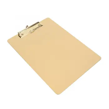 

kitchen Multifunction Golden Clipboard Letter Paper Board Holder Stainless Steel Folder paper towel holder