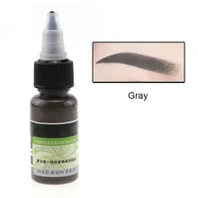 Перманентный макияж цветная краска для бровей пигмент для микроблейдинга Jet Black вышивка Косметика цвет нетоксичный чернила татуировки