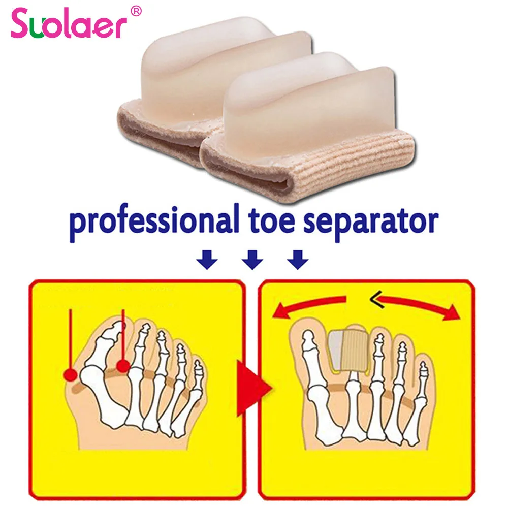 1 шт., силиконовый гель, коррекция вальгусной деформации, сепараторы вальгусной деформации, Pro, растягиватели, массаж большого пальца, массажер, разделитель пальцев ног, инструмент для ухода за ногами