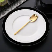 

Kitchen Supplies Stainless Steel Coffee Spoon Long Handle Dessert Spoon Gift Mixing Spoon Mug Accessories Tableware Direct Sales