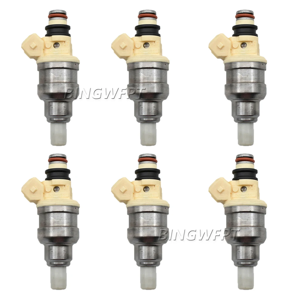 6pcs Inp051 Md111421 B210h Fuel Injectors For Mitsubishi Eclipse