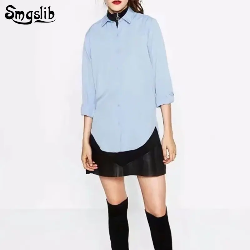 

Women Striped Blouse Shirt Blouse Harajuku white Shirts Casual Tops Blouse Chemisier Femme Blusas Mujer de Moda 2019