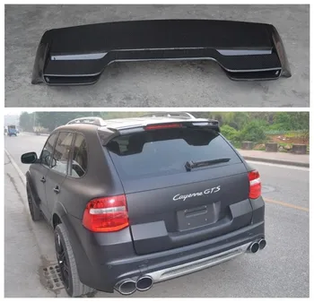 

High quality Carbon Fiber Car Rear Trunk Lip Spoiler Wing Fits For Porsche Cayenne & 955 957 GTS-Style 2004-2010
