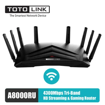 

high-power AC4300 Wireless Tri-band Gigabit game Router IEEE802.11ac wireless speed up to 4266Mbps 1.35GHz Dual-Core CPU for APP