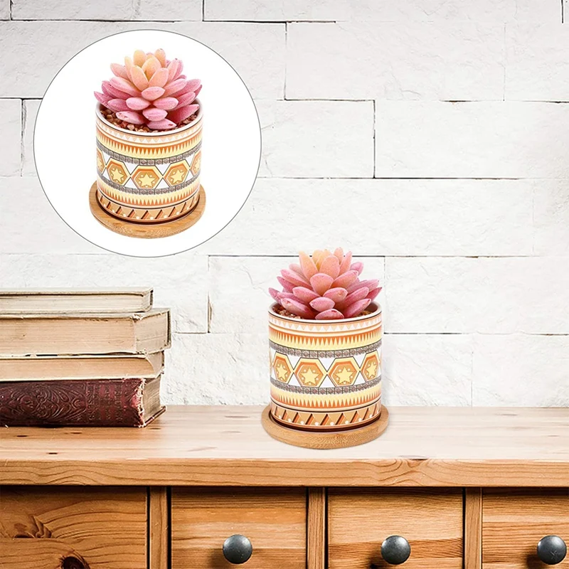 Potted Succulent Artificial Succulents Realistic Fake Plants Faux Cactus Cacti Plant | Дом и сад