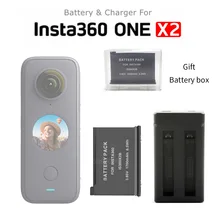 В наличии! Батарея Insta360 One X2, 1700 мАч, универсальная зарядка для 3 батарей, концентратор для Insta 360 One X 2, аксессуары для экшн-камеры