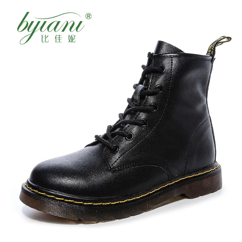 

2019 Winter New Style Women's British-Style Casual Short Boots Lace-up Trend Versatile Martin Boots Outdoor Worker Boot Women's