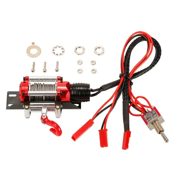 

Wired Automatic Simulated Winch with Switch for 1/10 Traxxas HSP Redcat HPI TAMIYA CC01 Axial SCX10 RC4WD D90 RC Rock Crawler