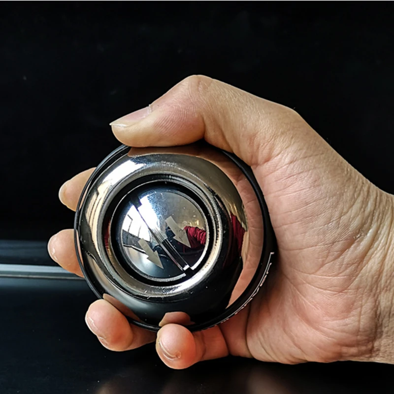 Auto-Start Strengthen Metal Power Wrist Ball Forearm Muscle Training Gyroscopic Ball With LED Light With Bag F2039