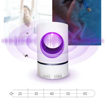 

USB Mosquito Killer Lamp 5W Mosquito Zapper Electric Mosquito Trap LED Ultraviolet Light Mosquito Killer Portable Bug Zapper