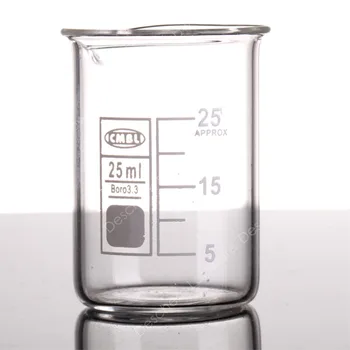 

25ml,Glass Beaker Low Form,GG17 Lab Glassware