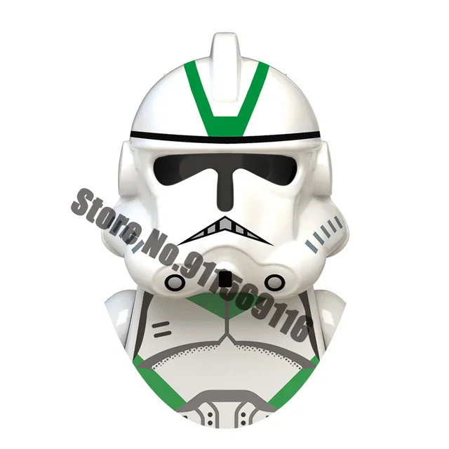 501st Clone Trooper Building Blocks Republic Commando Force 99 Hunter Crosshair Wrecker Echo Cody Rex Star Brick Figure Wars Toy D-WM554